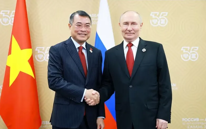 Thủ tướng Chính phủ Lê Minh Hưng hội kiến Tổng thống Nga Vladimir Putin